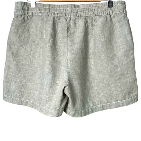 TOMMY BAHAMA Women's 5-Inch Palmbray High Rise Linen Easy Shorts Pull On Sz L - Picture 4 of 9